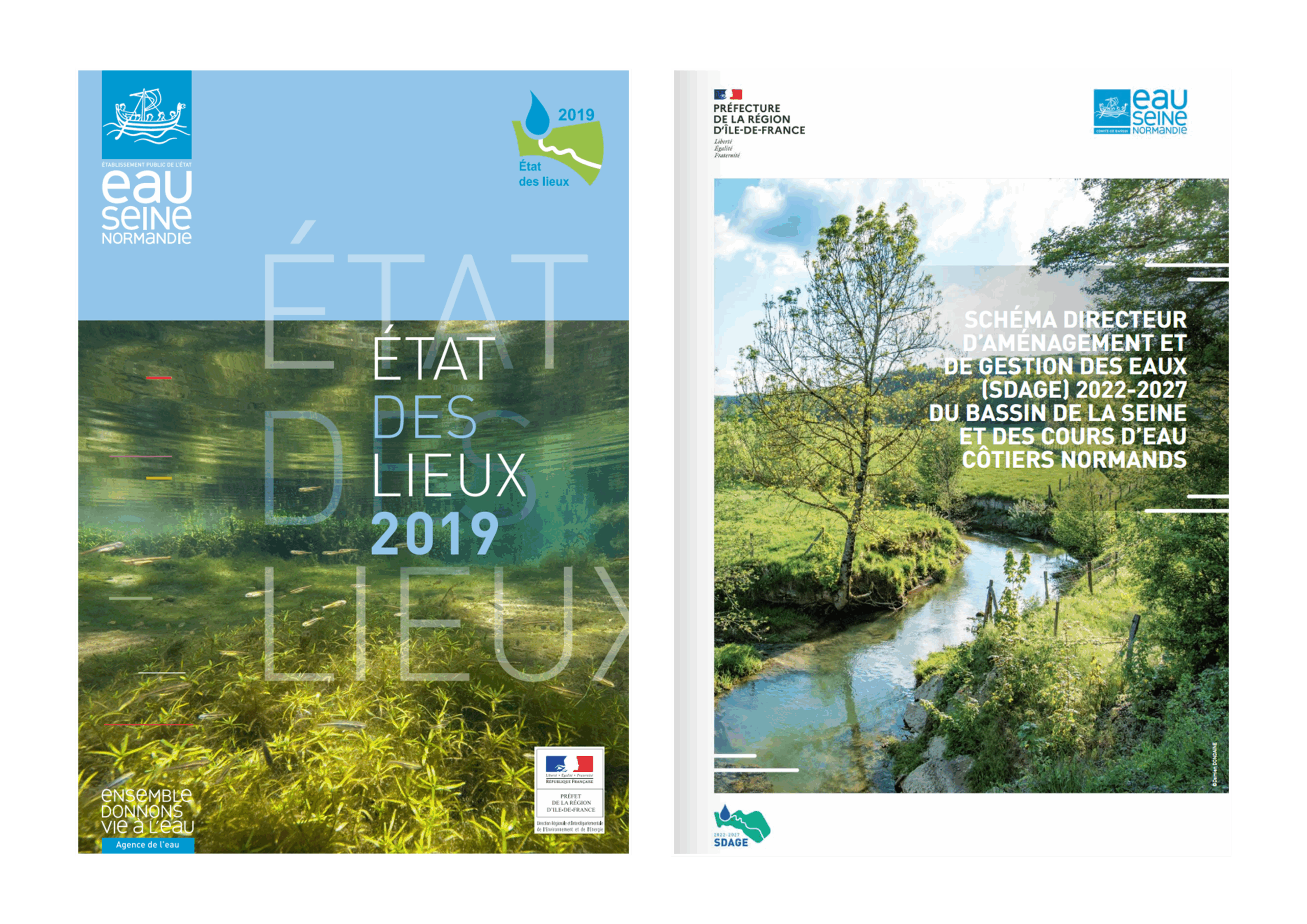 couverture_état des lieux et SDAGE