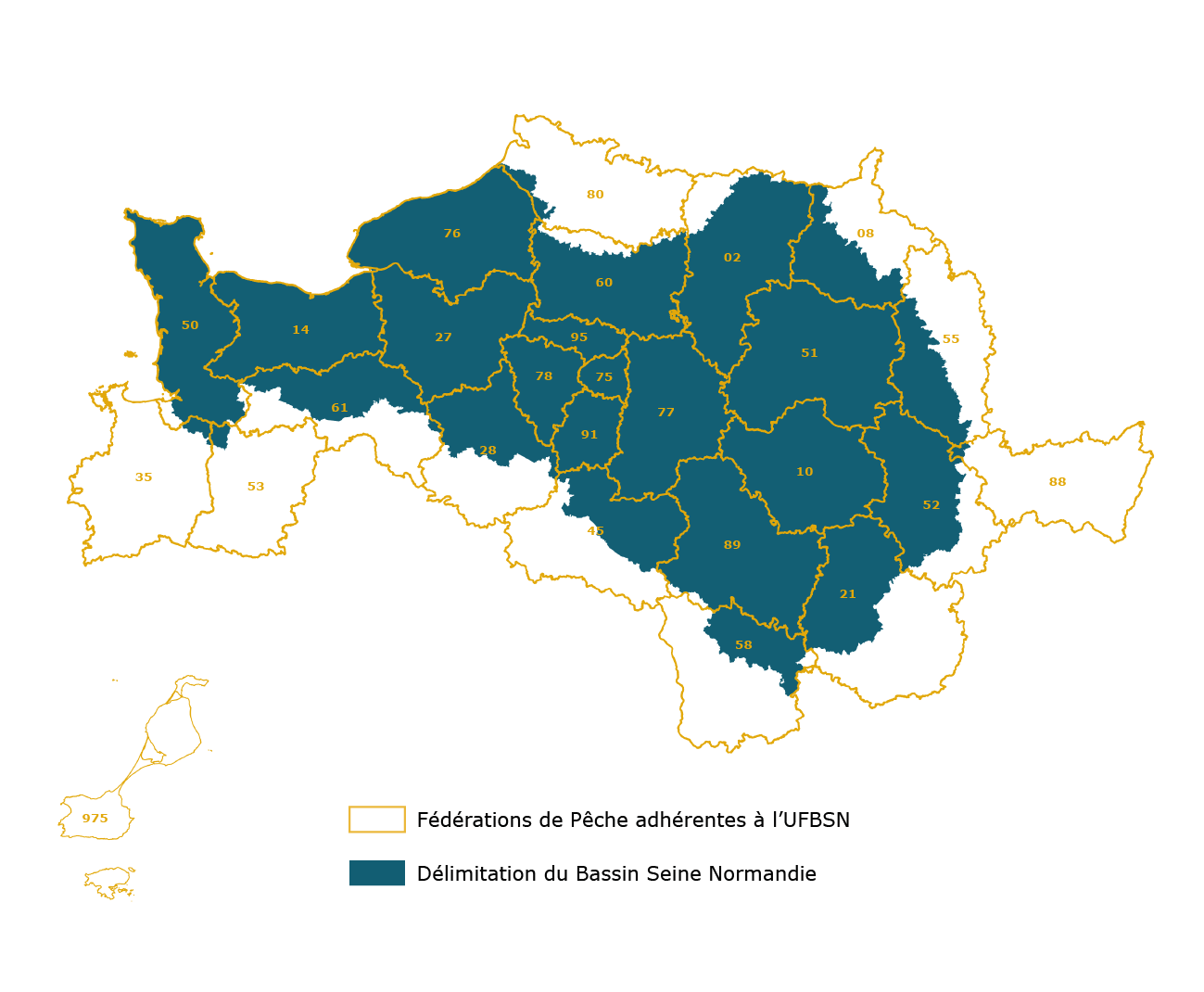 carte fédérations adhérentes UFBSN