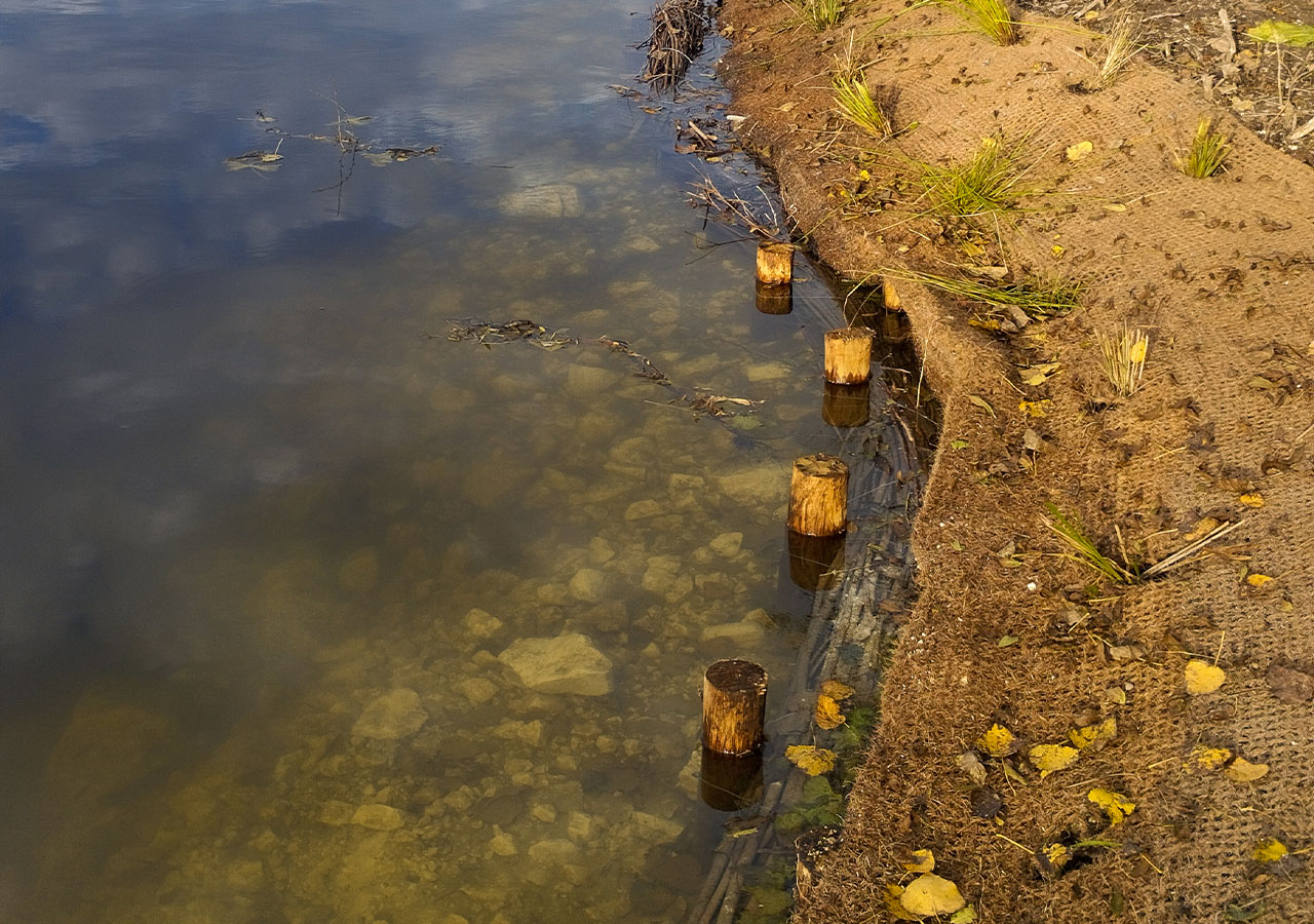 Etat de la berge restaurée le jour du départ de l’entreprise_FD80