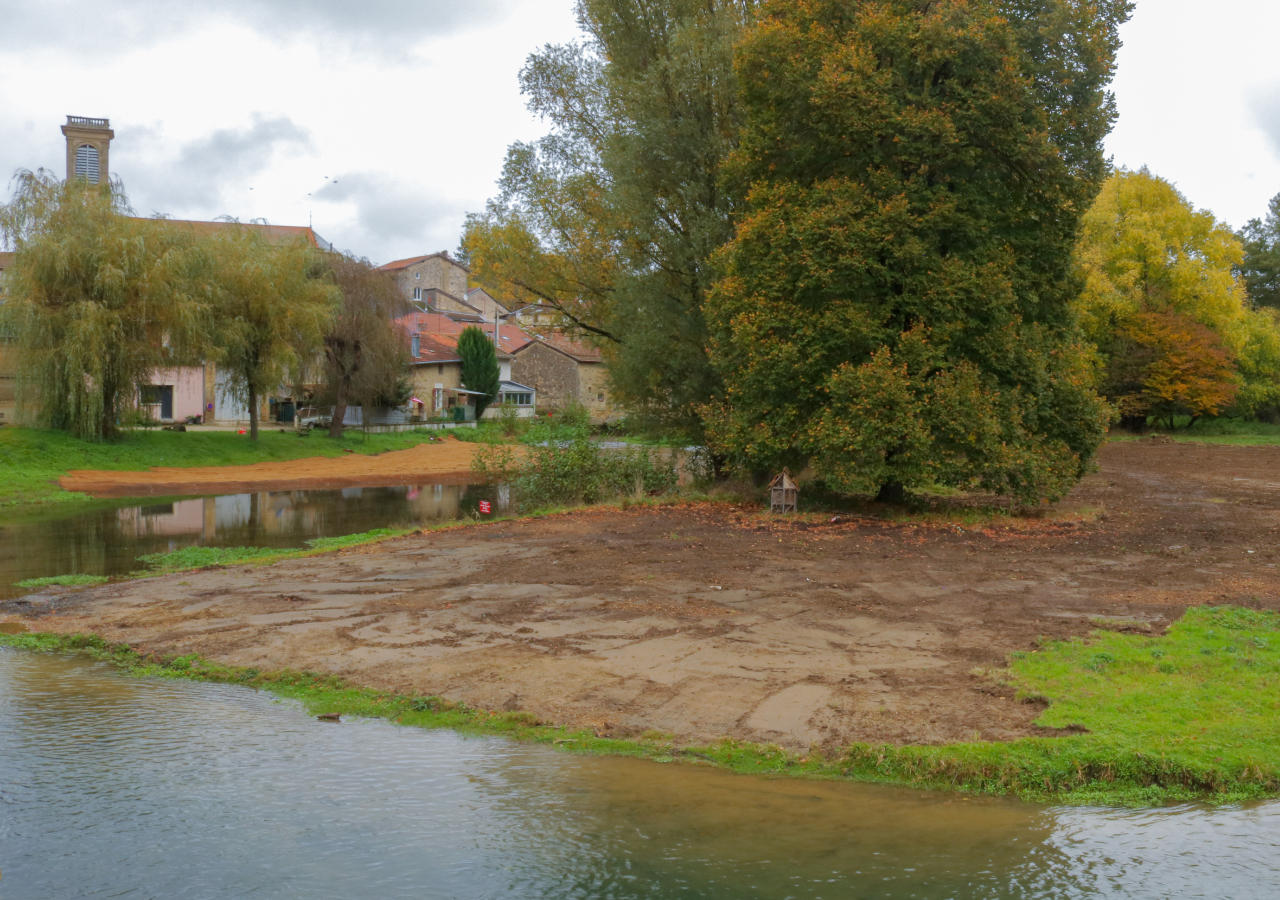 Emplacement du sentier pédagogique_pendant travaux_FD55
