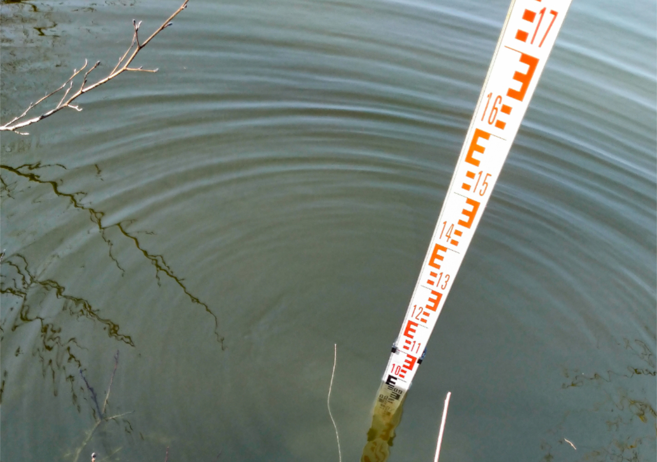 Relevés de terrain sur le plan d’eau_FD80